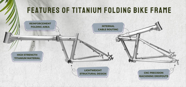 Titanium Folding Bike Frame